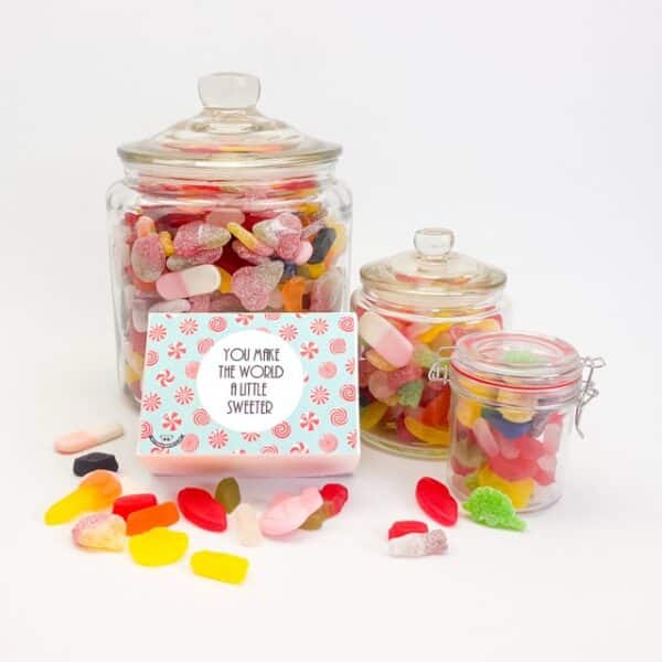 Snoepdoosje met 500g schepsnoep