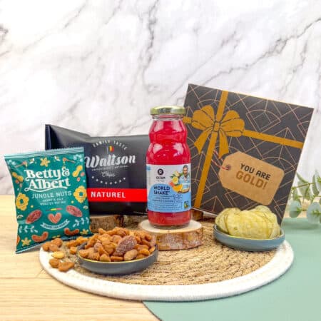 Geschenkdoos apero met snacks en drankje