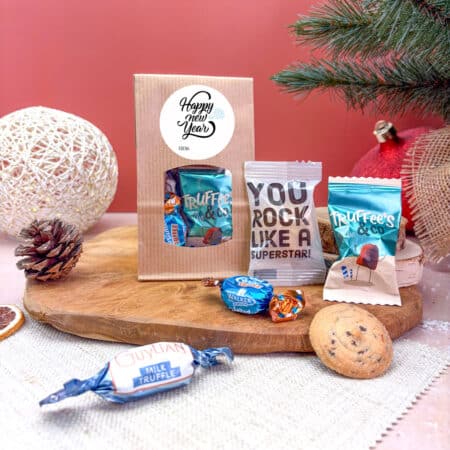 Mini kerstzakje - gevuld met sweets