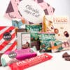 Giftbox gevuld met chocoalde producten Medium, doos met opdruk naar wens en kaartje