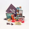 Mooi bedrukte geschenkbox, formaat small, gevuld met chocolade producten en persoonlijke kaartje